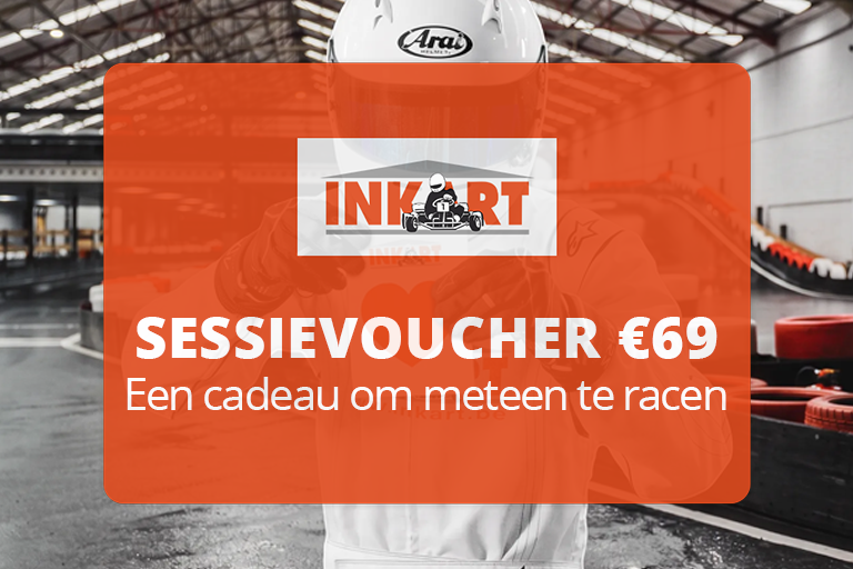 Inkart karting sessievoucher van €69 geven